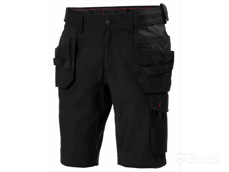 HANTVERKSSHORTS HH 77463-990, SVART OXFORD  STL. C64