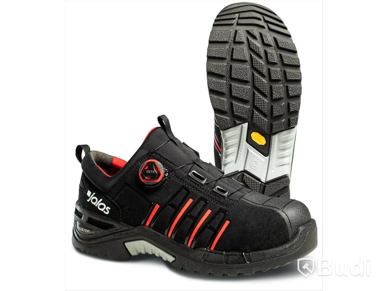 SKYDDSSKO JALAS 9965 EXALTER, EASYROLL S3 SVART/RÖD STL. 41
