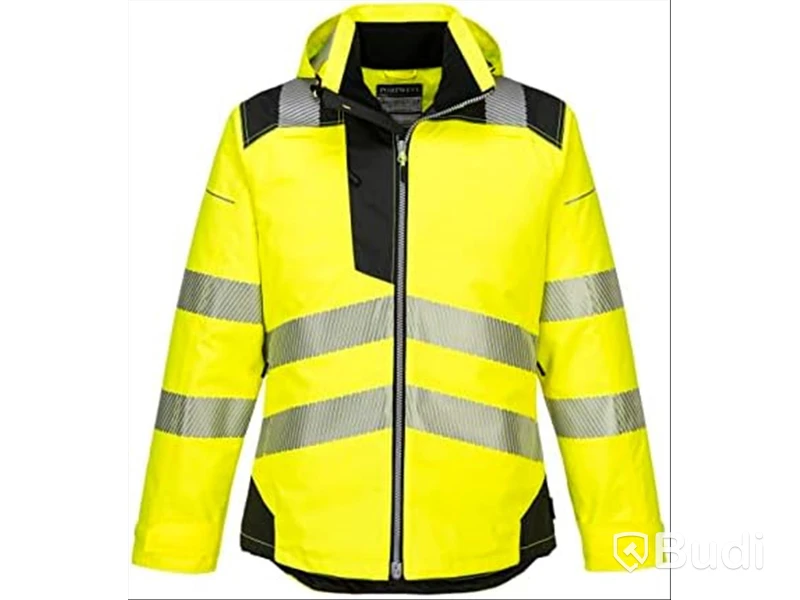 REGNJACKA PORTWEST, VISION, GUL/SVART, STL. 4XL