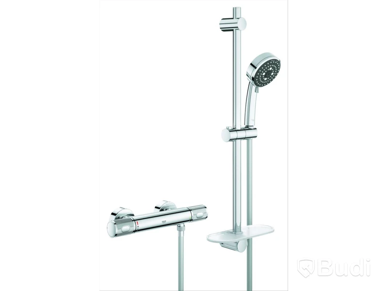 GROHE DUSCHKOMBINATION PRECIS., FEEL TERM.BL+D-SET 150C\/C KROM