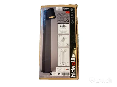 POLLARE HIDEALITE CONE PILLAR, 3W 240LM 3K ANTRACIT