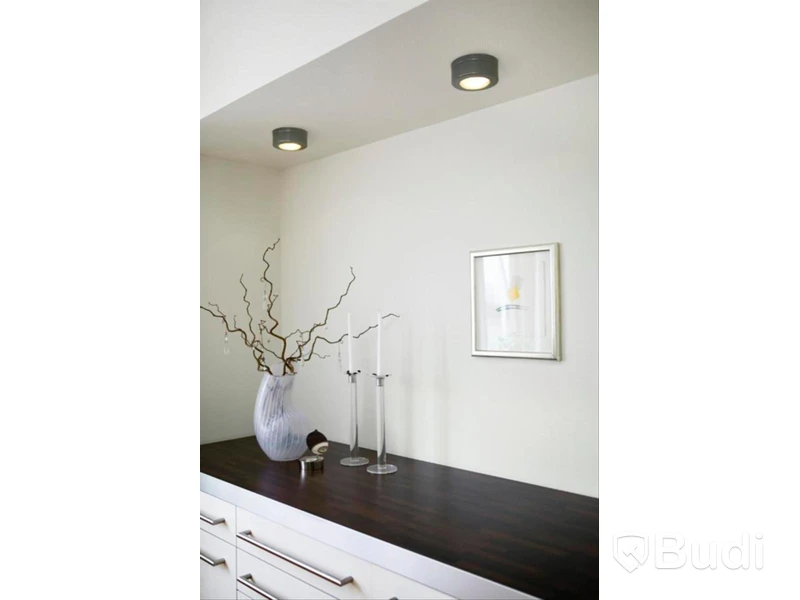 3 st. DOWNLIGHT IFÖ COOL IP23 GRÅ 6-13W, H52 6X53