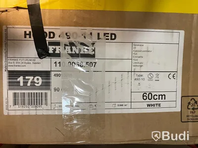 SPISKÅPA FRANKE HOOD 490-11, 60CM VIT