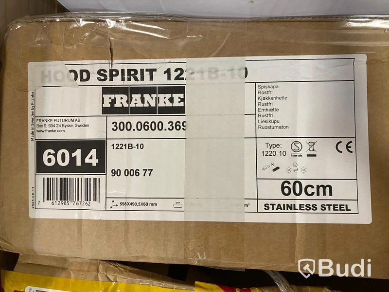 SPISKÅPA FRANKE SPIRIT 1221B-10 ROSTFRITT 60 CM