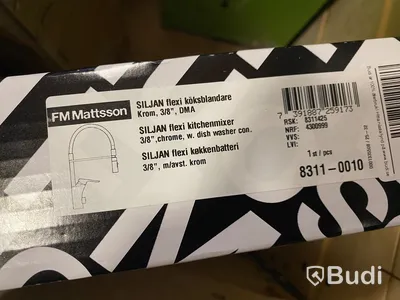 KÖKSBLANDARE FM MATTSSON SILJAN FLEXI, KROM, MED DISKMASKINAVSTÄNGNING