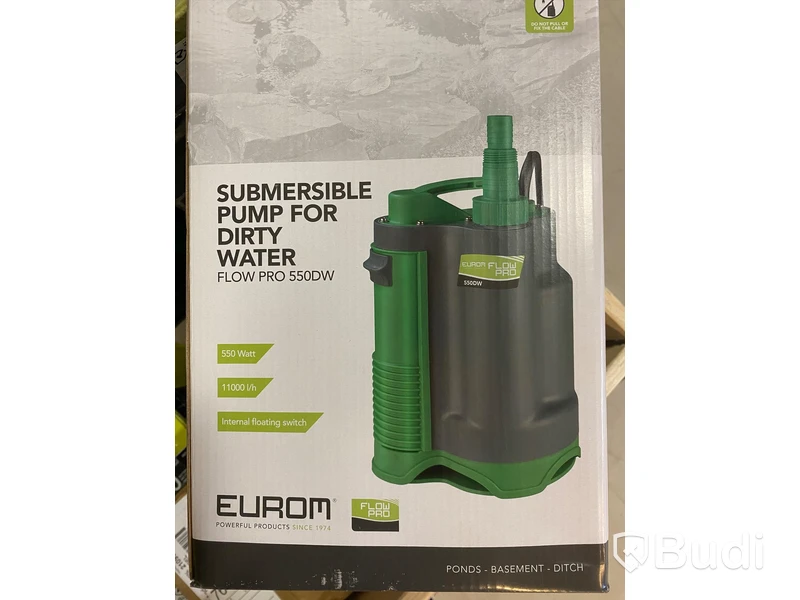 LÄNSPUMP EUROM FLOW PRO 550DW DRÄNKBAR