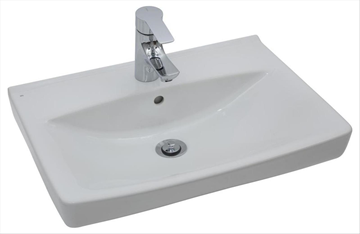 (NY) TVÄTTSTÄLLSPAKET IFÖ SPIRA 15022/ MA, CERA B5 BL. M VIPPVENTIL, 57CM