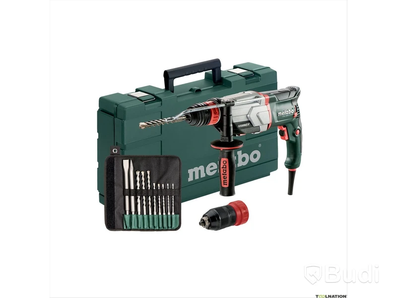 Metabo 600697510 UHE 2660-2 Quick SET Multi-hammer + Quick-clamping chuck  800 watts 18 Nm 2.8 Joule + 10-piece drill/chisel set