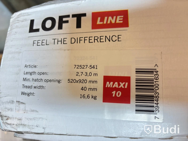 VINDSSTEGE TELESTEPS, LOFT MAXI 10