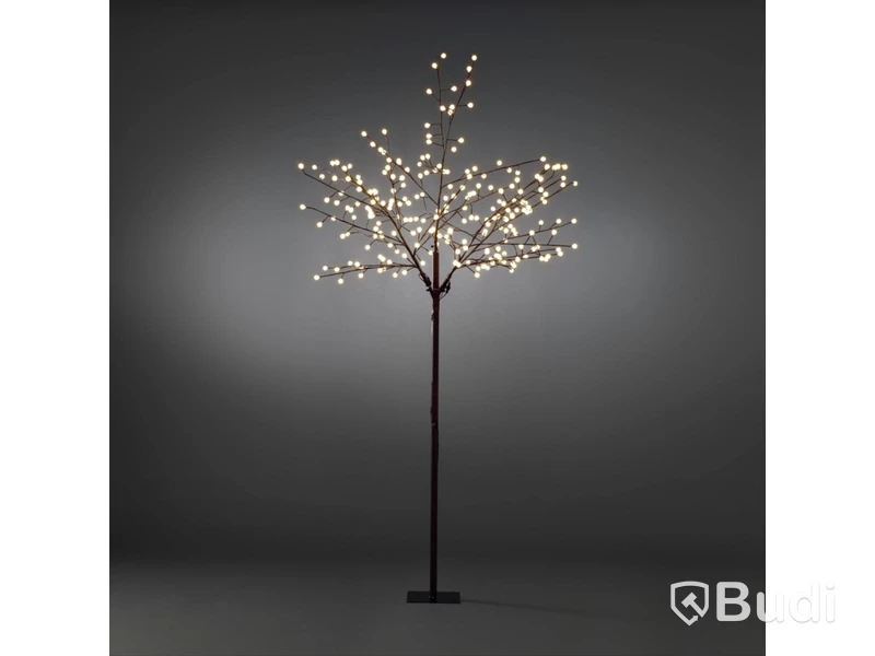 LJUSTRÄD KONSTSMIDE, VARMVIT LED, 250 CM, BRUNT
