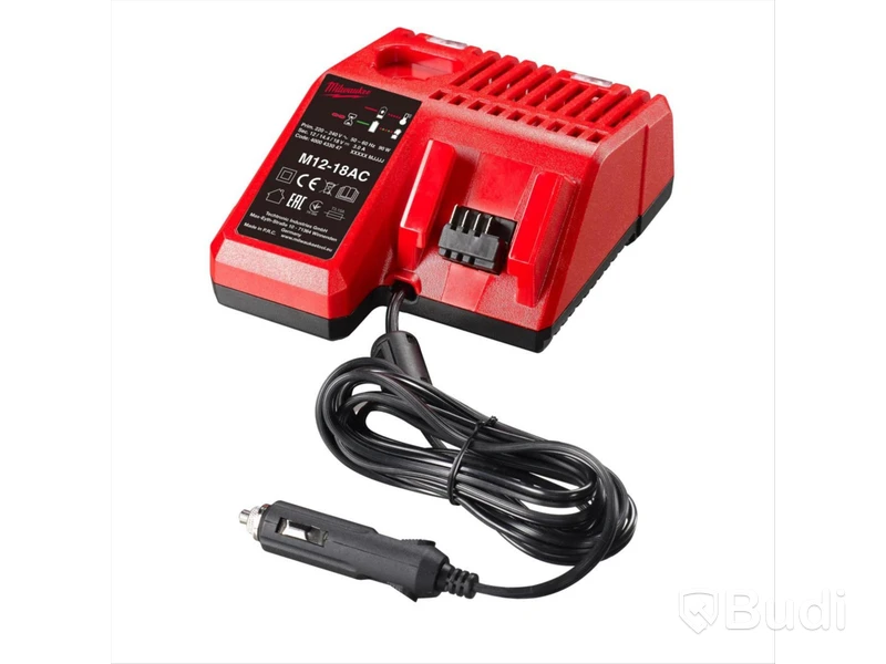 LADDARE MILWAUKEE, M12-18 AC, BILLADDARE 12V FÖR 2-12AH BATT