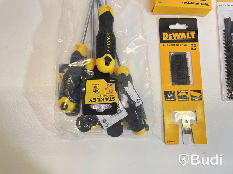 Diverse verktyg, Dewalt, Rems och Stanley