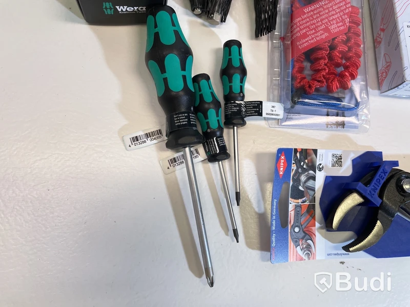 Diverse verktyg, Knipex och Wera