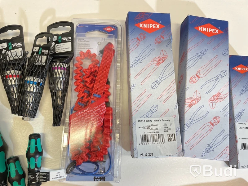 Diverse verktyg, Knipex och Wera