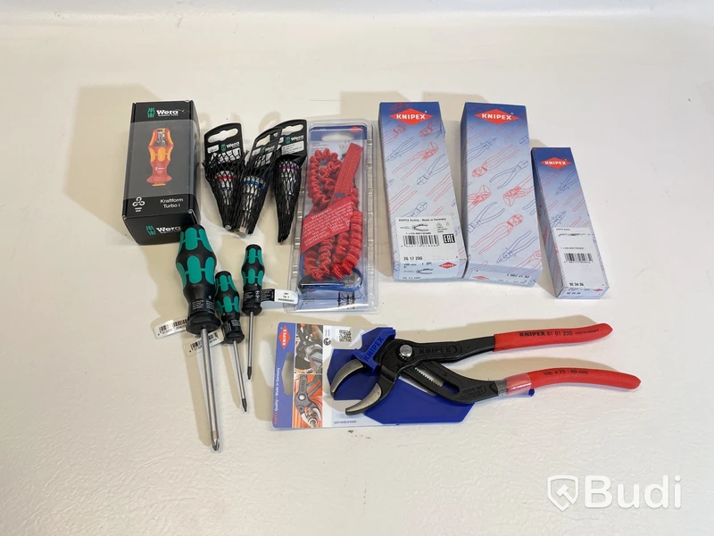 Diverse verktyg, Knipex och Wera