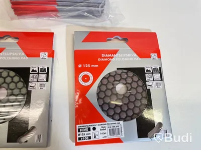 9 st. Diamantslipskiva Flextra 125 mm