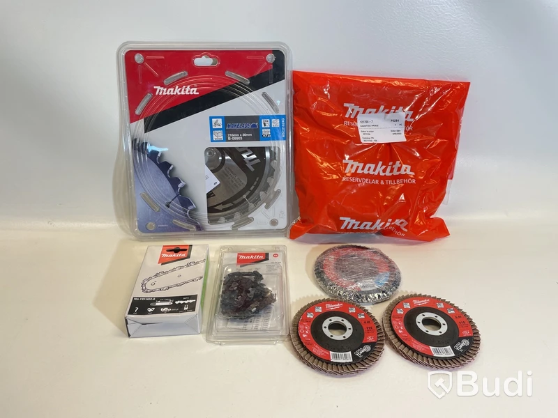 Diverse produkter, Makita och Milwaukee
