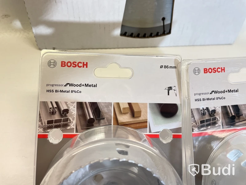 2 st Hålsågar och 1 sågklinga, Bosch