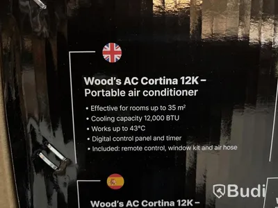 LUFTKONDITIONERING WOODS, AC CORTINA 12K WAC12G