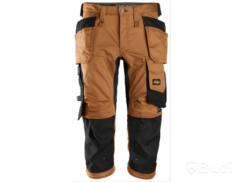 PIRATBYXA SNICKERS 6142 KHAKI/SVART STRETCH AW HF STL. 112
