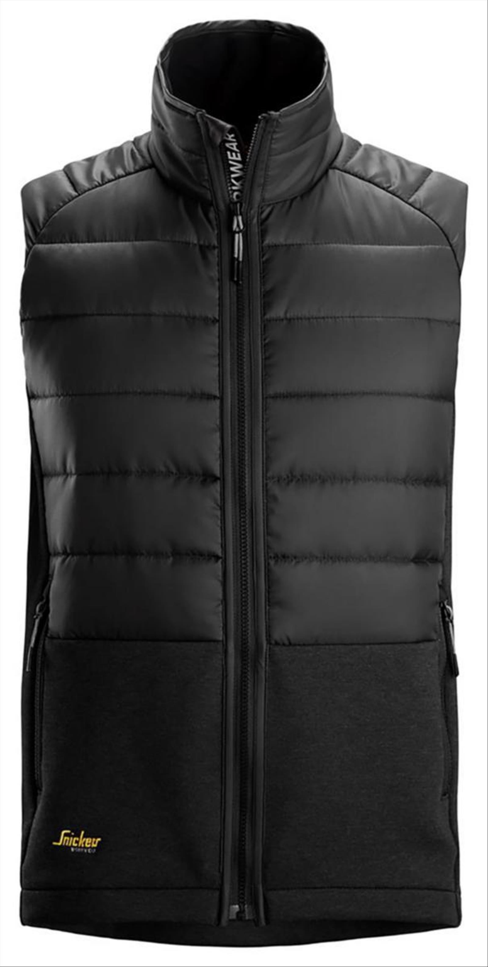 (NEW) SNICKERS HYBRID VEST, 4902-0404, BLACK FW, SIZE XXL