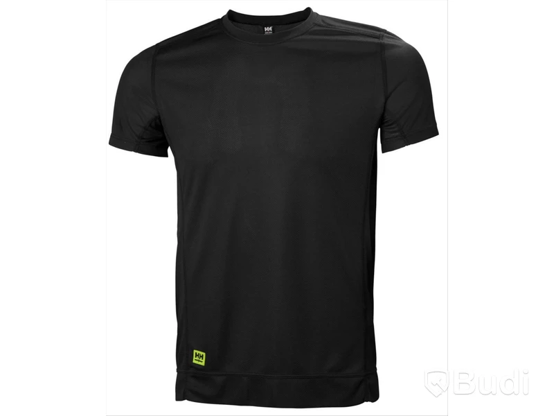 2 PCS. HELLY HANSEN LIFA 75104-990 T-SHIRTS, BLACK, SIZE 4XL