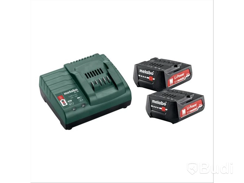 Metabo Laddpaket 2 st 2,0 Ah-batterier och laddare |