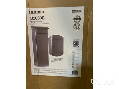 POSTLÅDA BERGLUND, M2000B, SILVER, 72L