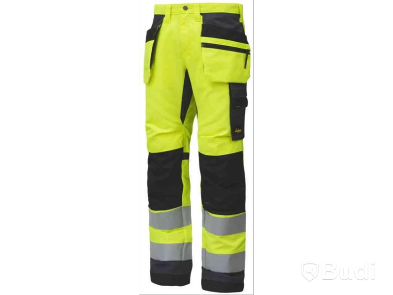 MIDJEBYXA SNICKERS 6230 GUL/GRÅ VARSEL KL2 AW HF STL 48