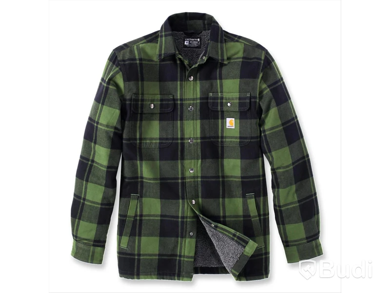 SKJORTA CARHARTT 101939GD3, GRÖN/SVART STL XL