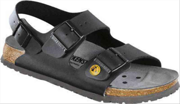 (NY) YRKESSANDAL BIRKENSTOCK MILANO, ESD NORMAL LÄST SVART STL 37