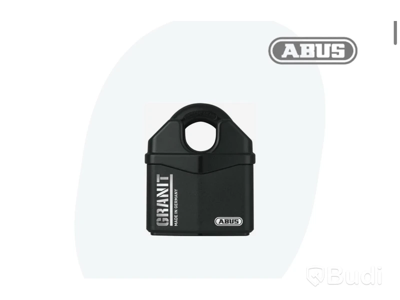 HÄNGLÅS ABUS GRANIT 37RK/80, MED 2 NYCKLAR, KLASS 4