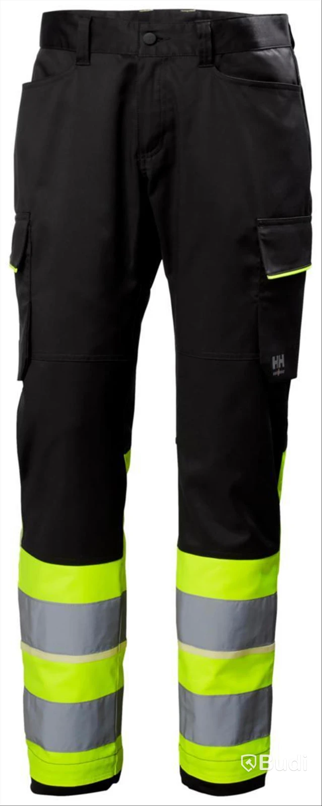 (NEW) HH 77515-369 UC-ME WAIST TROUSERS, YELLOW HI-VIS CLASS 1. SIZE C72