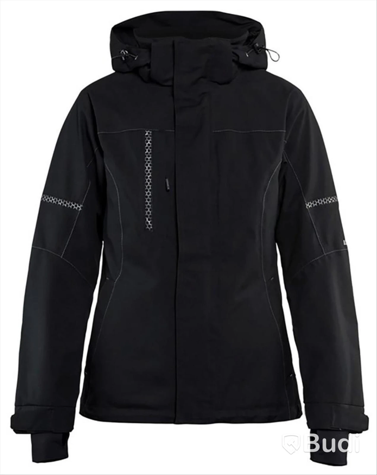 (NEW) BLÅKLÄDER 4908-1987 SHELL JACKET, BLACK, WOMEN'S. SIZE 3XL