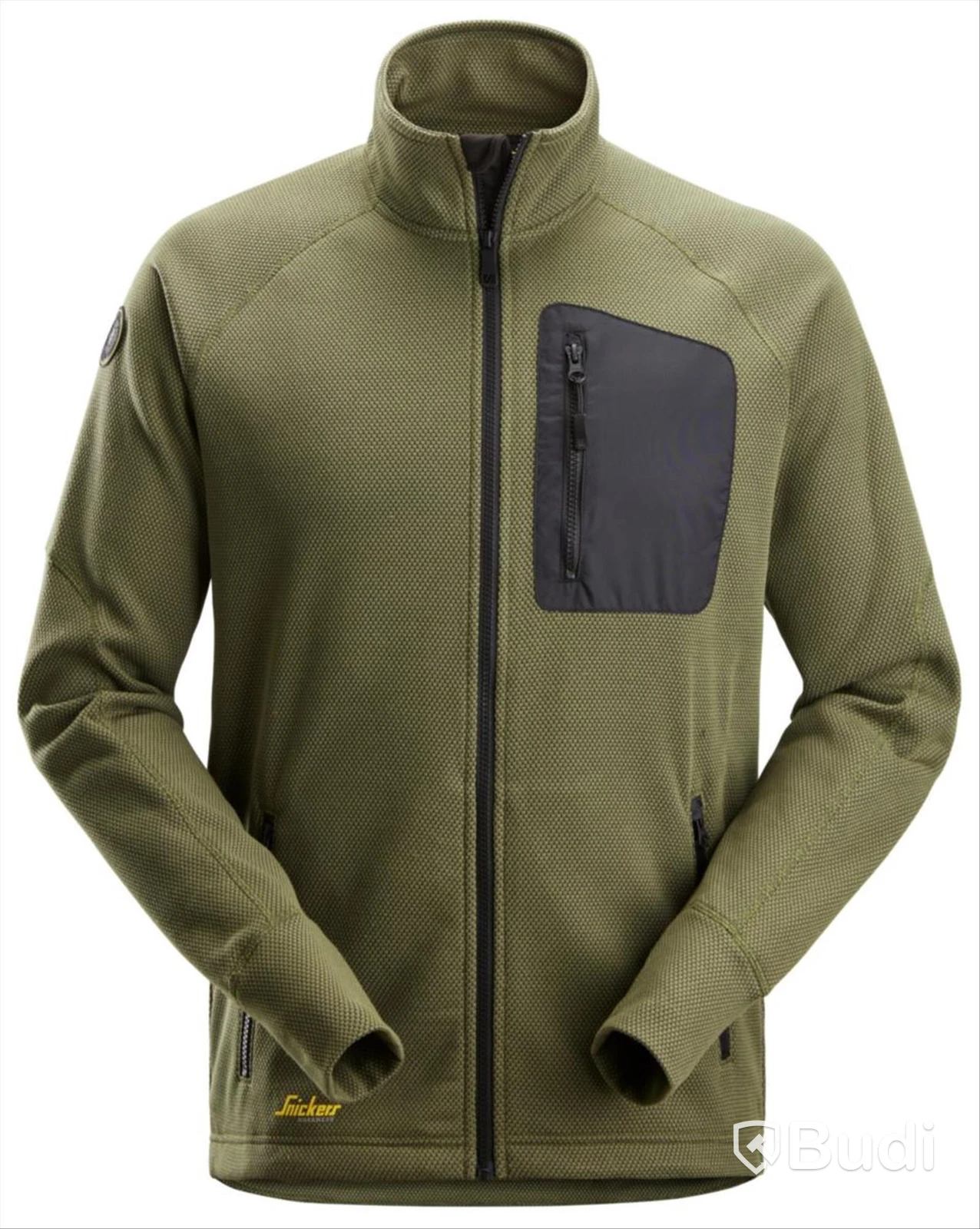(NEW) SNICKERS 8042-3104 FLEECE JACKET, KHAKI GREEN. SIZE XS