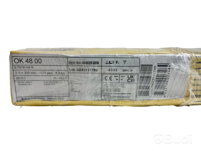 ELEKTROD ESAB, 48.00 2.50X, 350MM HYLSA