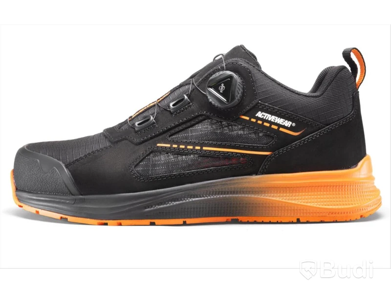 SKYDDSSKO ACTIVEWEAR CORE 7738, S1PS FITGO SVART\/ORANGE STL. 45
