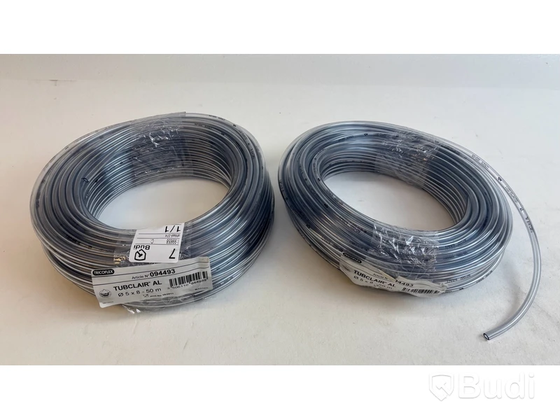 2 st. Slang Tubclair AL,  omkrets 5 x 8, 50 m