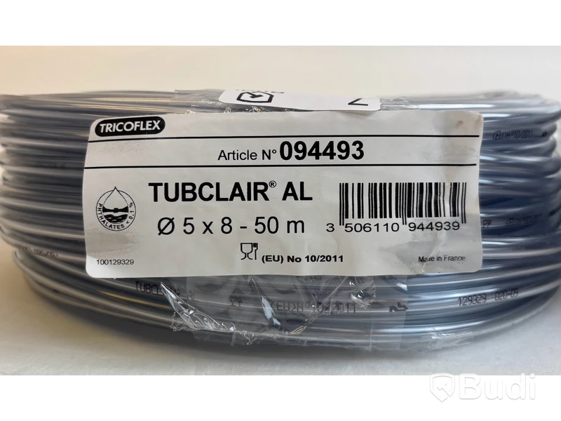 2 st. Slang Tubclair AL, omkrets 5 x 8, 50 m