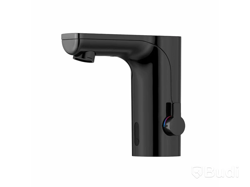 TVÄTTSTÄLLSBLANDARE MORA MMIX TRONIC, M.TEMPVRED. BATTERI. SVART