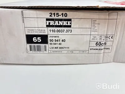 SPISFLÄKT FRANKE F215 60CM UNDERBYGGNADSKÖKSFLÄKT I ROSTFRITT STÅL.
