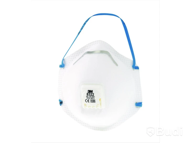 2 ST. FILTRERANDE HALVMASK 3M 8322FN, P2 MED VENTIL 10-PACK