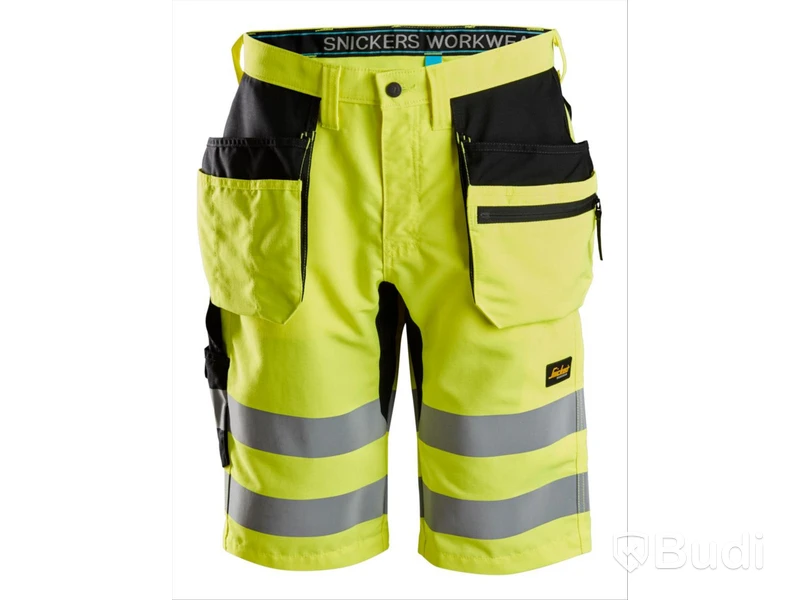 SHORTS SNICKERS 6131 GUL\/SVART, VARSEL KLASS 1 LW HF STL 46
