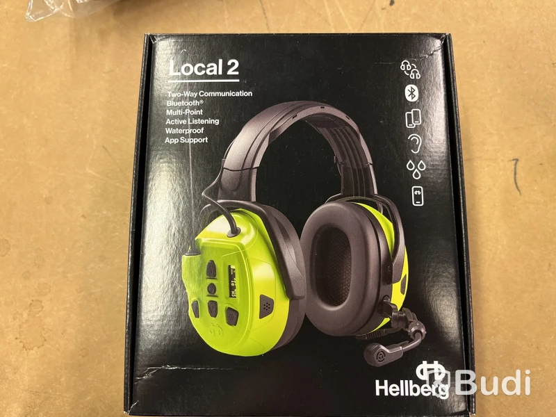 HELLBERG Local 2 Hörselskydd Bluetooth & mobilapplikation, hjässbygel