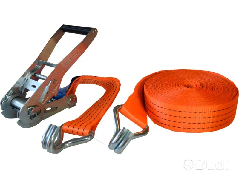 (NEW) 2 PCS. RATCHET STRAPS 189 50 MM X 0.5+9.5 M