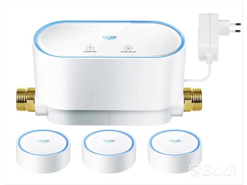 (NEW) GROHE WATER LEAK SHUTOFF, INCL. 3 SENSORS