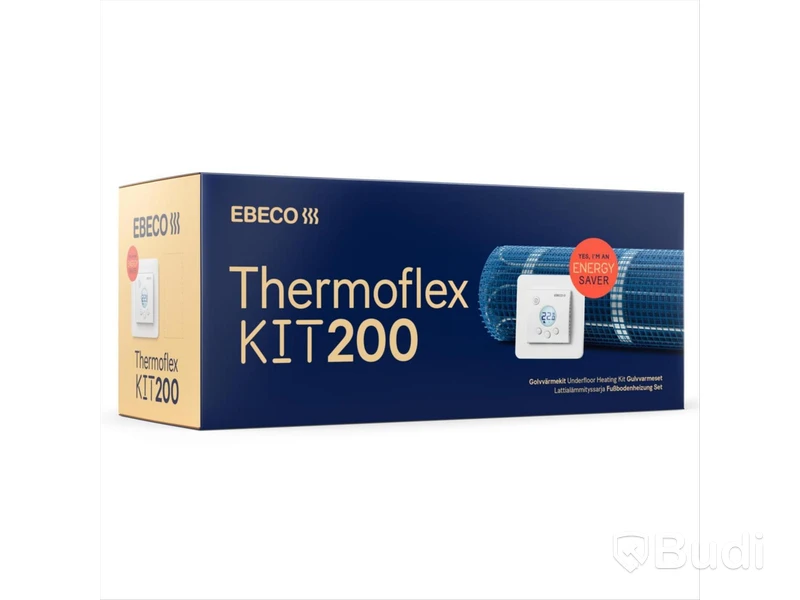 VÄRMEKABELMATTA THERMOFLEX, INKL TERMOSTAT