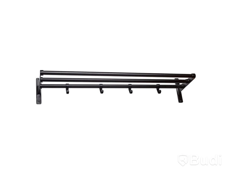 (NEW) 2 PCS. HABO ELEGANT HAT RACK, BLACK, 60 CM