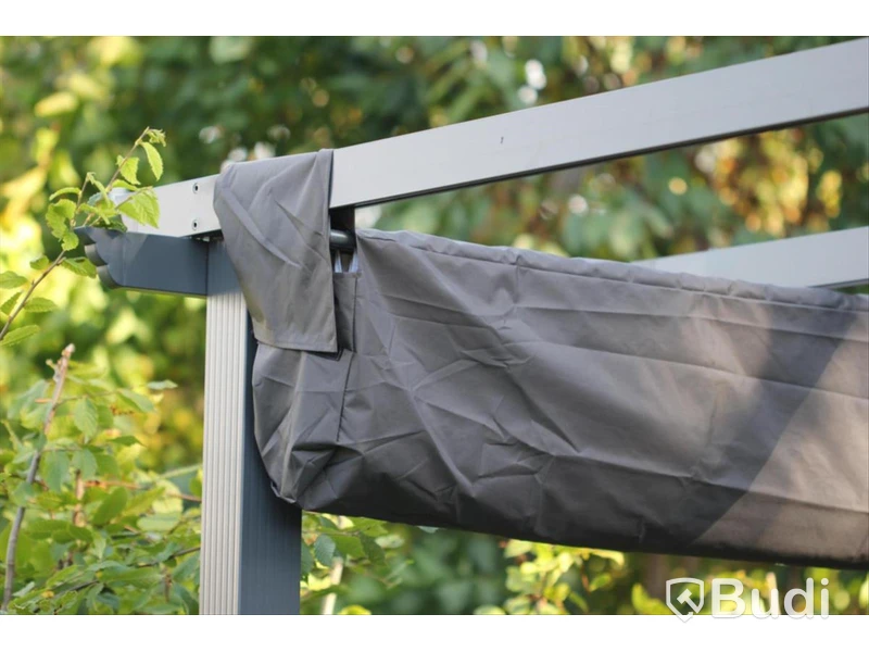 SKYDDSDUK FÖR PERGOLA TAK, 3X3M GRÅ
