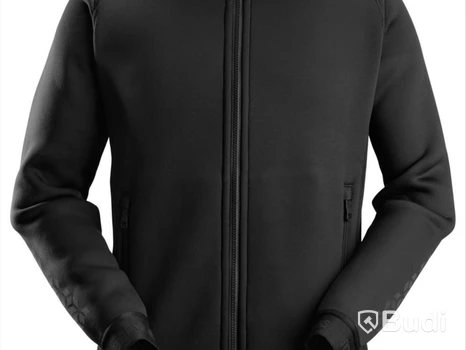 FLEECEJACKA SNICKERS, SVART STL. XL